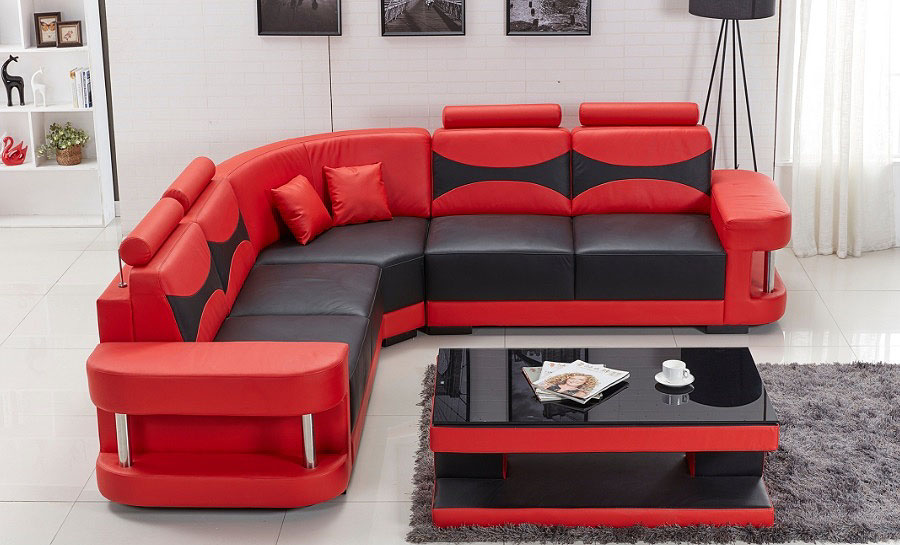 Andrepont - Leather Sofa Lounge Set